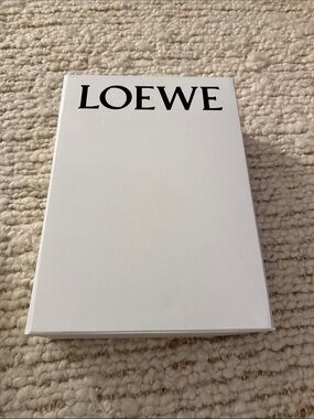 💛 Loewe White Box with Black Logo & Turquoise Ribbon